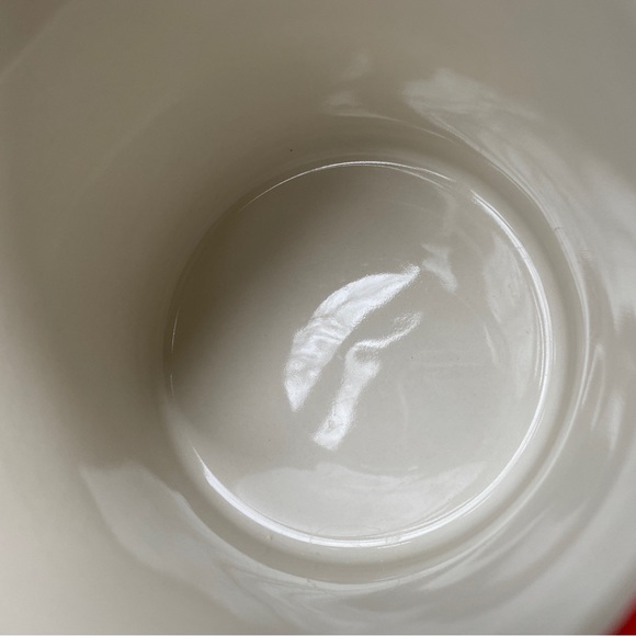 Anthropologie red hand painted Colorway "J" monogram initial mug - Picture 9 of 10